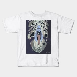 Crow Woman Kids T-Shirt